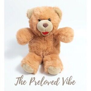 Uneeda 1996 Talking Hug Me Teddy Bear Plush Stuff Animal Toy 15''